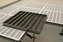 raised access floor panel in perforated steel TYP 3 MERO-TSK