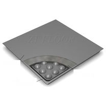 raised access floor steel panel in concrete and steel  Changzhou Wujin Zhongtian Computerroom Equipment C