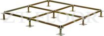 raised access floor steel structure  Changzhou Wujin Zhongtian Computerroom Equipment C