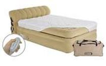 raised inflatable double mattress with headboard PLATINUM AEROBED