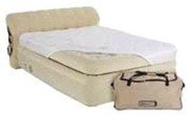 raised inflatable double mattress with headboard (king size) PLATINUM AEROBED