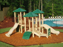 recycled rubber mulch floor for public spaces  Safeplay Systems