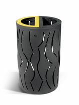 recycling bin for waste separation for public spaces STILE DUO LAB23