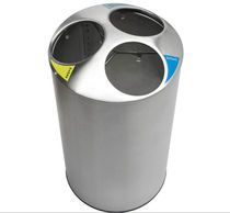 recycling bin for waste separation for public spaces PSX1 Simex