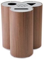 recycling bin for waste separation for public spaces TRIO KINNARPS