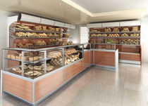 refrigerated bakery counter display case DOMINA 5 CustomCool / SIFA