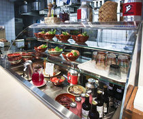 refrigerated counter display case HALO Hackman