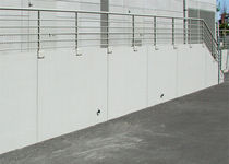 reinforced concrete retaining wall (precast units) S&Eacute;RIE 200 Chapsol