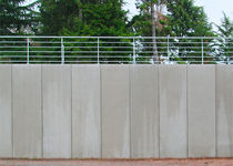reinforced concrete retaining wall (precast units) S&Eacute;RIES 125 ET 125+ Chapsol