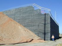 Reinforced Earth retaining wall TERRATREL&reg; Reinforced Earth Company