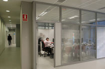 removable acoustic glass partition M92 Movinord