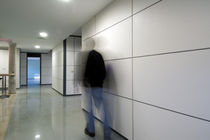 removable wooden partition with hollow joints M92 FUGA Movinord