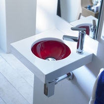 resin wall-hung washbasin UNE 01 The Bath Collection