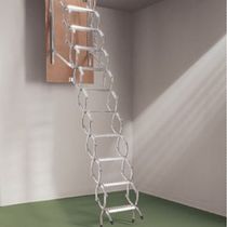 retractable aluminium attic ladder RIENTRANTE ZX Mobirolo