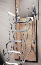 retractable aluminium attic ladder RIENTRANTE A PARETE Mobirolo