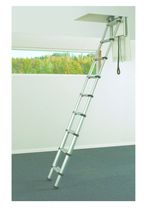 retractable aluminium attic ladder TELESCOPICA T-240 IDEALKIT