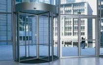 revolving automatic door for commercial buildings  Glass Expert GmbH