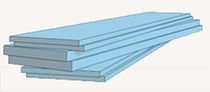 rigid expanded polystyrene insulation panel SR.P� 300 STYRO RAIL