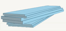 rigid expanded polystyrene insulation panel SR.P� 200 STYRO RAIL