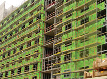 rigid glass wool insulation panel with plasterboard SECUROCK� USG