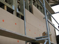 rigid natural insulation panel in wood fiberboard for facades HOFATEX SYSTEM DEKAPLY NV
