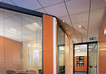 rigid stone wool acoustic insulation panel for ceilings ROCKLUX Rockfon