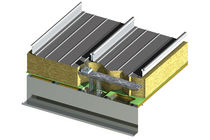 rigid stone wool insulation panel for roofs (thermal and acoustic) ELITE SYSTEM 4A & 5A Euroclad Ltd