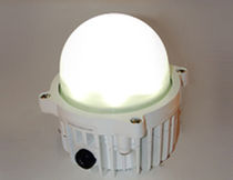 round ceiling mounted LED luminaire for industrial use LED GLOBELIGHT FIBERSTARS
