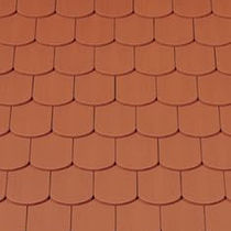 round-cut plain roof tile in clay AMBIENTE : BASKET Creaton AG