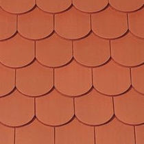 round-cut plain roof tile in clay SAKRAL Creaton AG