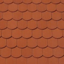 round-cut plain roof tile in clay MANUFAKTUR Creaton AG