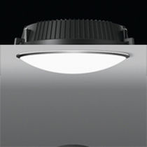 round recessed fluorescent ceiling luminaire ALUMINIUM GLASH&Uuml;TTE LIMBURG