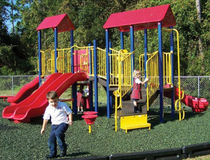 rubber mulch flooring for playgrounds  BYO Playground, Inc.