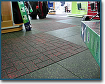 rubber paver GOLF Flexitec