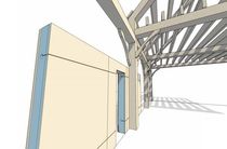 sandwich panel: wood and polystyrene core SRT&trade; 200 STYRO RAIL