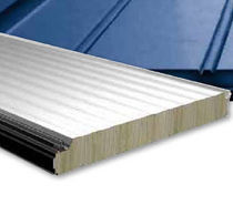 sandwich panel: metal and mineral wool core HOESCH ISOROCK&reg; INTEGRAL D Hoesch Bausysteme GmbH 