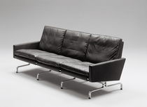 scandinavian design leather sofa PK31�by Poul Kj&aelig;rholm Fritz Hansen