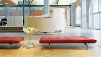 scandinavian design upholstered bench PK80� by Poul Kj&aelig;rholm Fritz Hansen