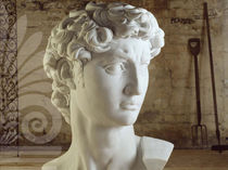 sculpture for public space HEAD OF DAVID LimeStone Gallery