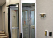 security revolving automatic door for commercial buildings CONTROLFLOW&trade; 9200 SERIES Horton Automatics