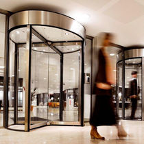 security revolving manual door for commercial buildings REVOLVING GUNNEBO