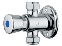 self-closing shower double handle mixer tap 9006 RUBINETTERIE MCM