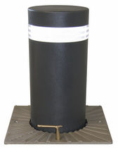 semi-automatic retractable bollard CYLINDRE ACIER AMCO