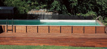 semi-inground wooden swimming pool DOLCEVITA LAGHETTO