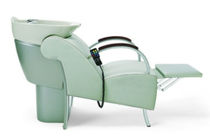shampoo chair (wash unit, with footstool) FIRST CLASS: WASHLONGUE E by Gamma Design Gamma & Bross