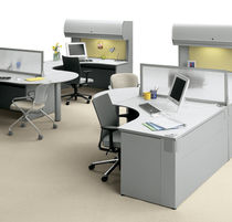 shared workstation for open plan office TRUE&reg; DESKING  KI