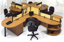 shared workstation for open plan office LINKS  Office Furniture Group