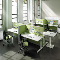 shared workstation for open plan office CEGANO C+P Moebelsysteme