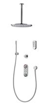 shower set with digital mixer tap (wireless transmission) ILUX FIXED CEILING aqualisa