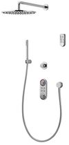 shower set with digital mixer tap (wireless transmission) ILUX FIXED WALL aqualisa